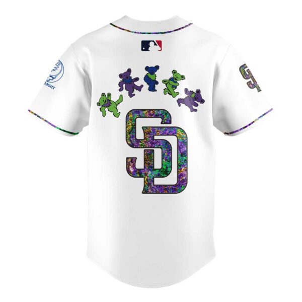 San Diego Padres Grateful Dead Night Jersey 2025 Season
