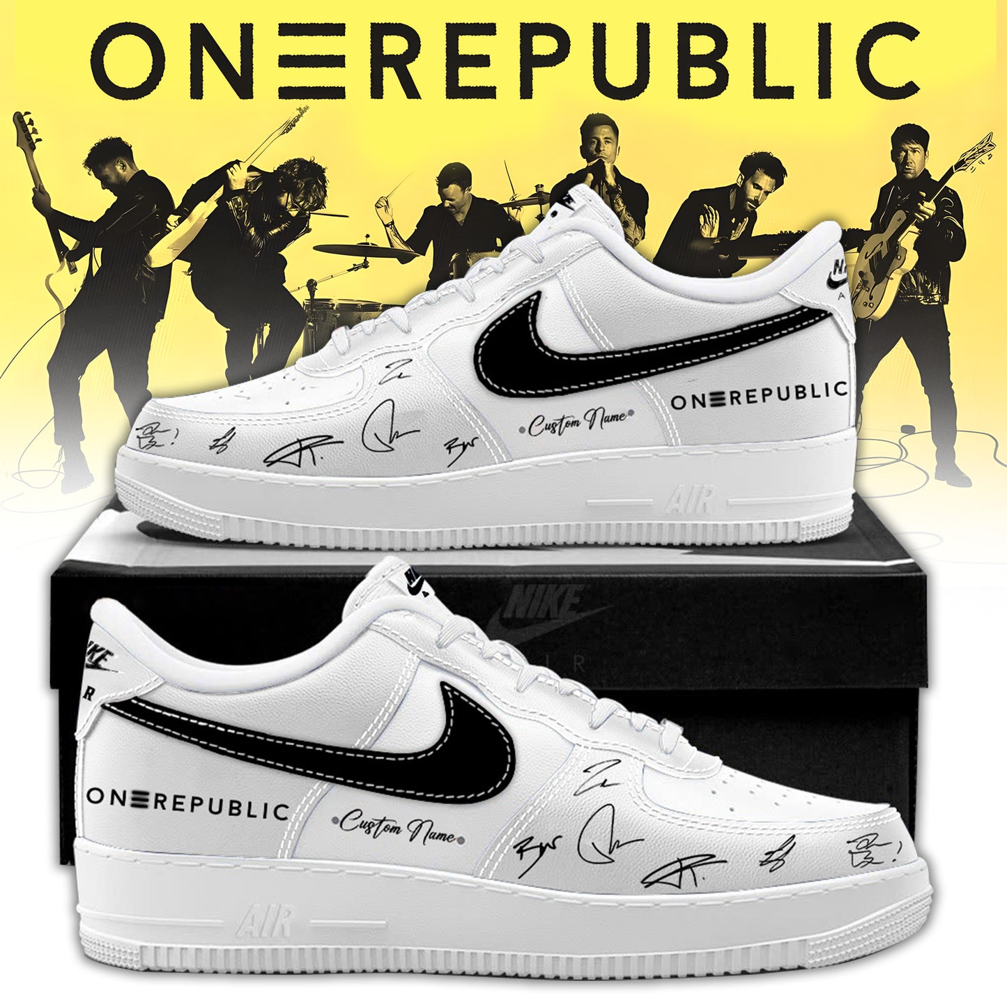 .OneRepublic Official Tour Shoes