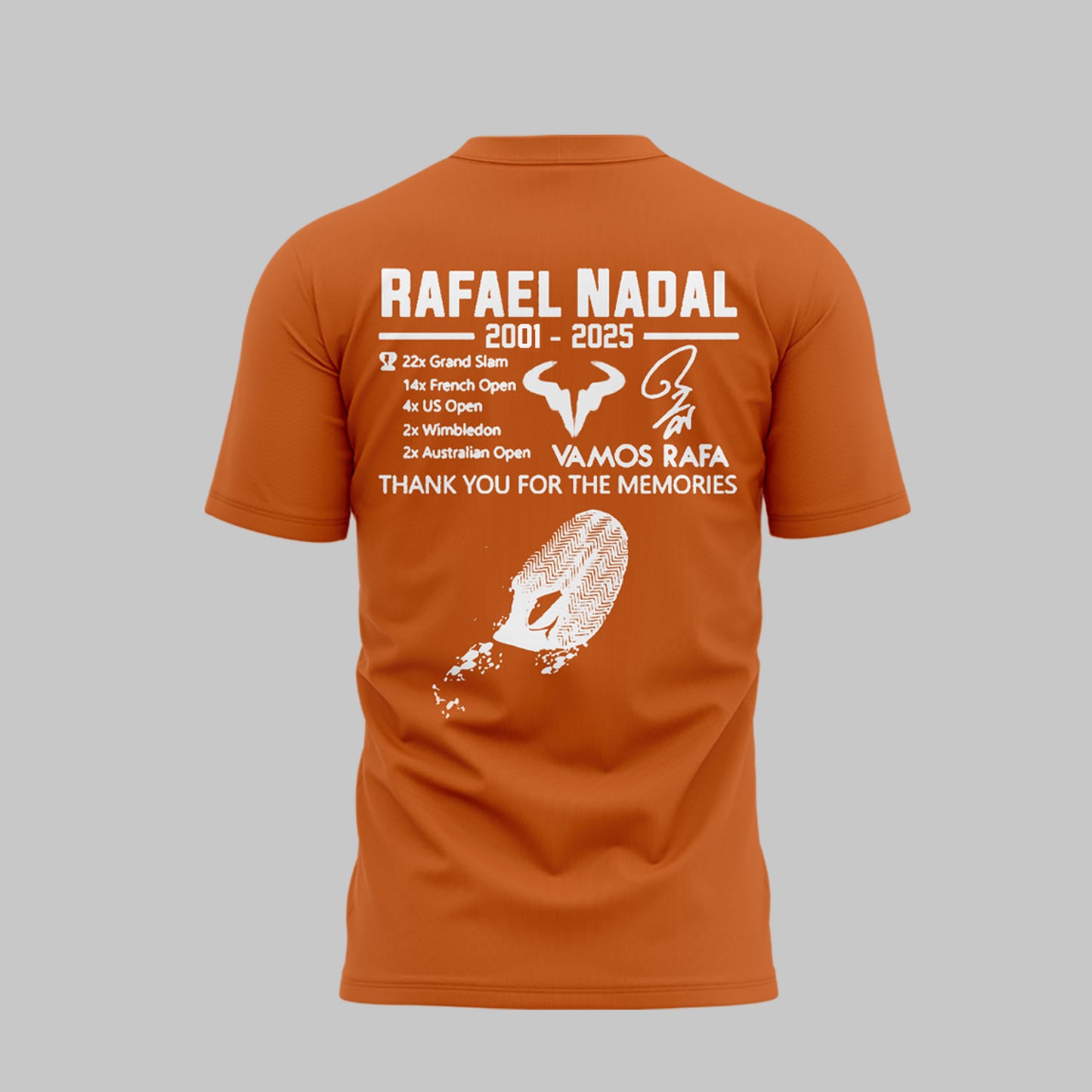 Exclusive Version Rafael Nadal T-Shirt 2025 - Merci Rafa Shirt