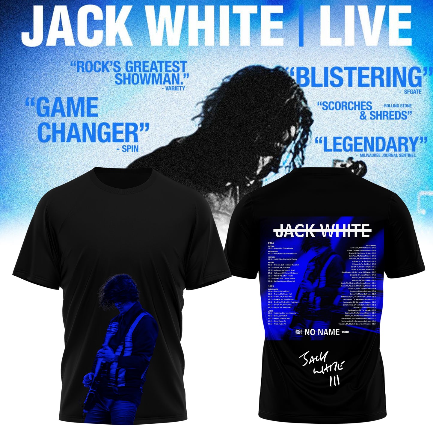 Jack White Live 2026 - TShirt