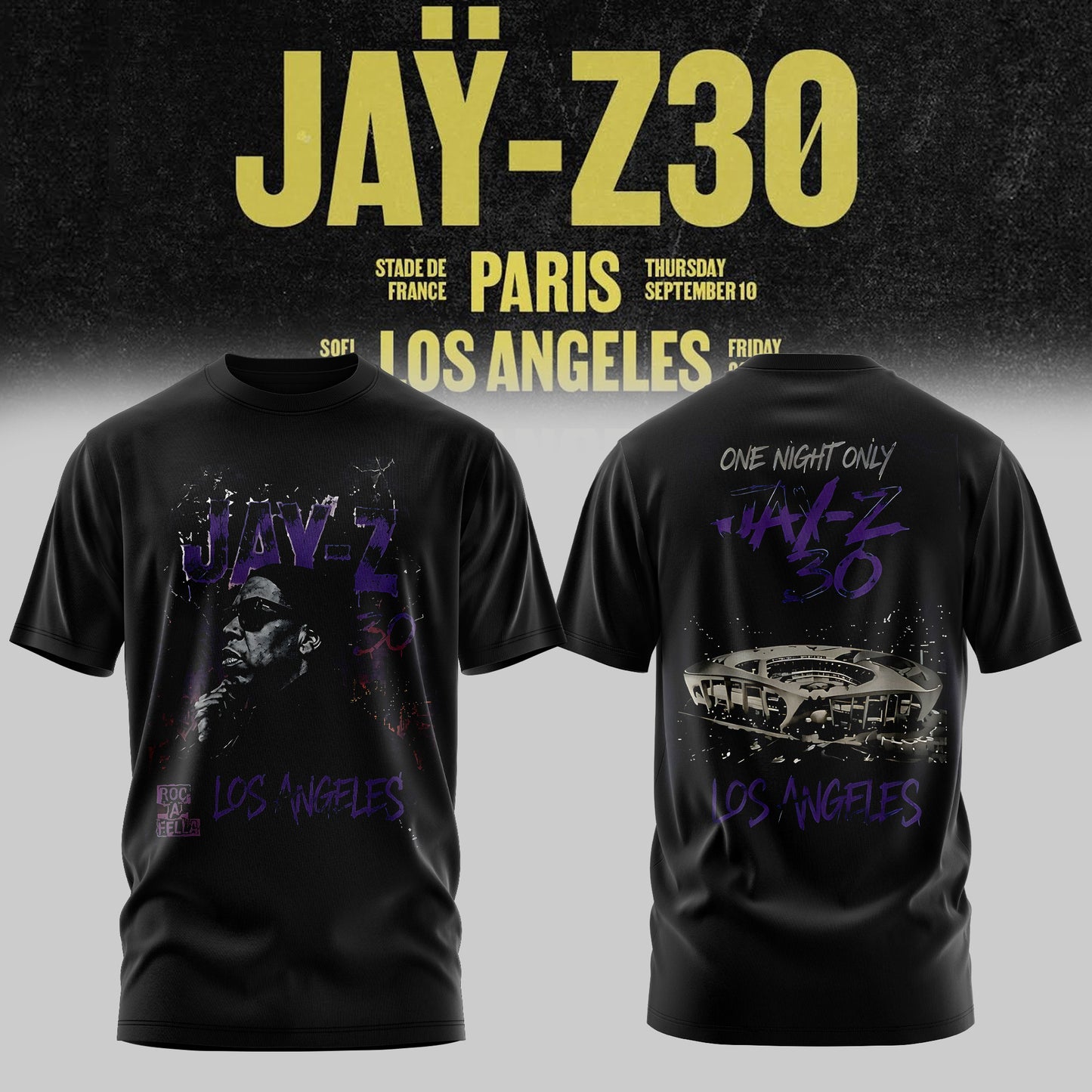 _ JAŸ-Z 30 Show Los Angeles 2026 Edition Tee