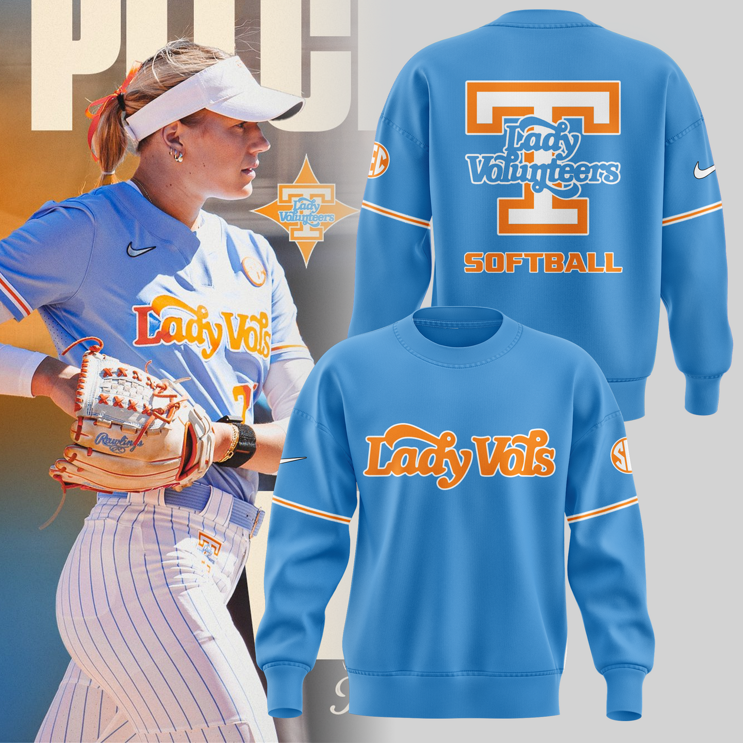 Tennessee Lady Volunteers Softball Limited Edition 2025 Sweatshirt