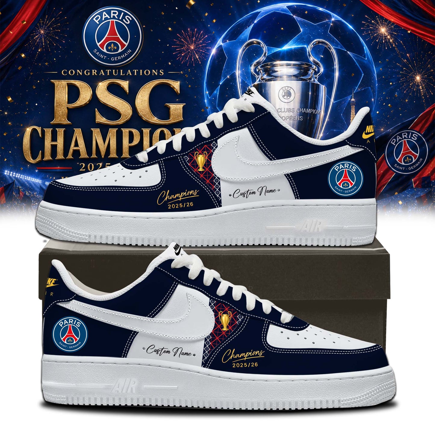 PSG Champions League Winners 25/26 Shoes
