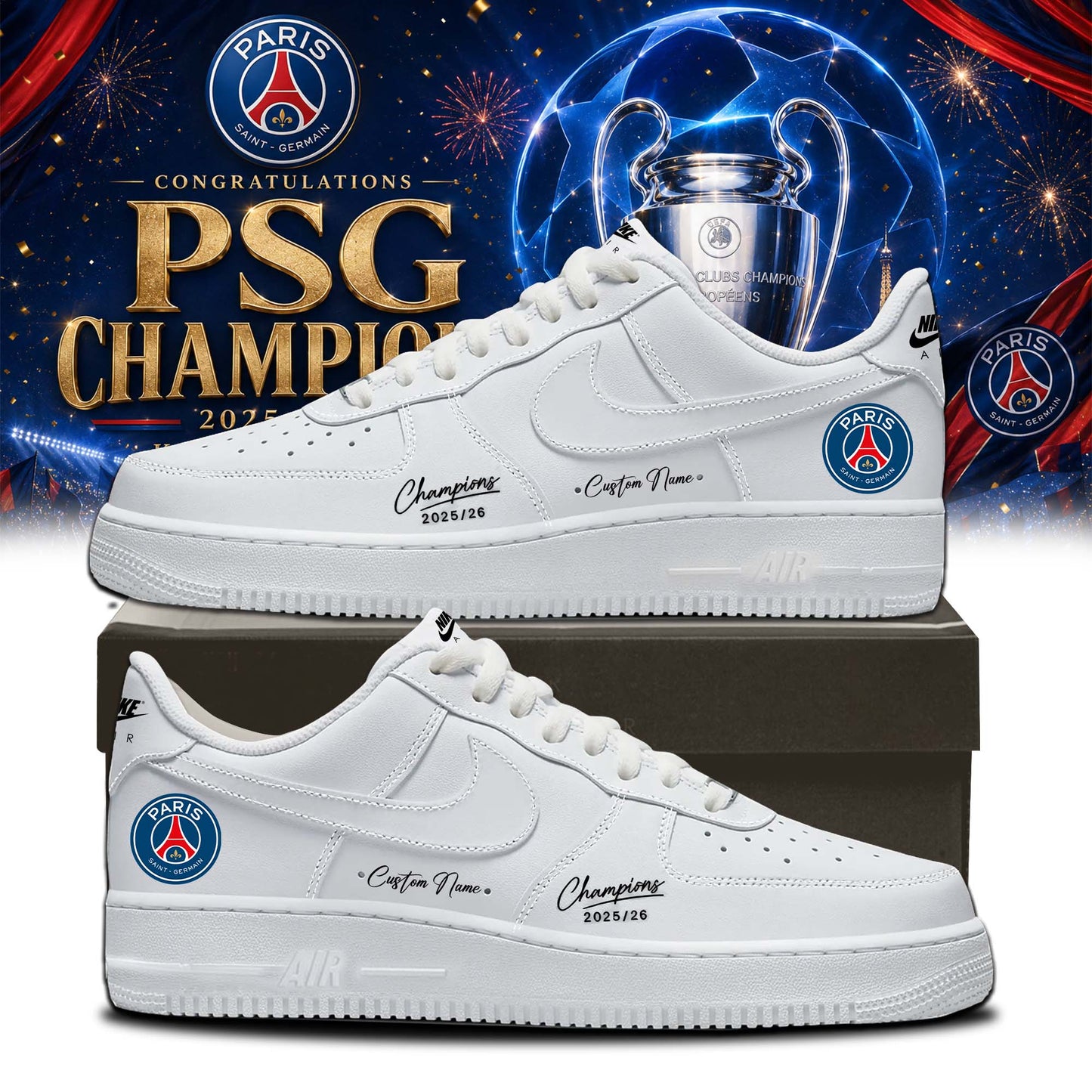 PSG Champions League Winners 25/26 Shoes
