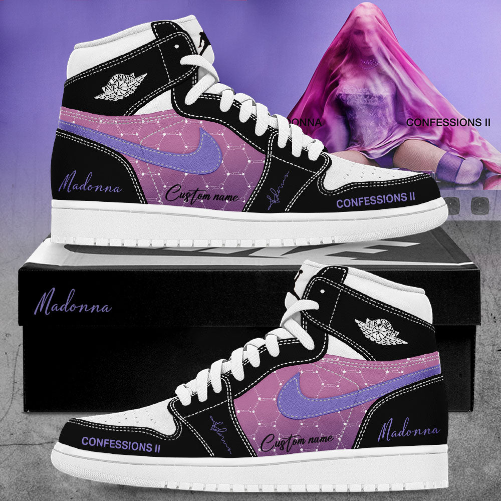 Madonna Confessions On A Dance Floor: Part II Custom Name Shoes