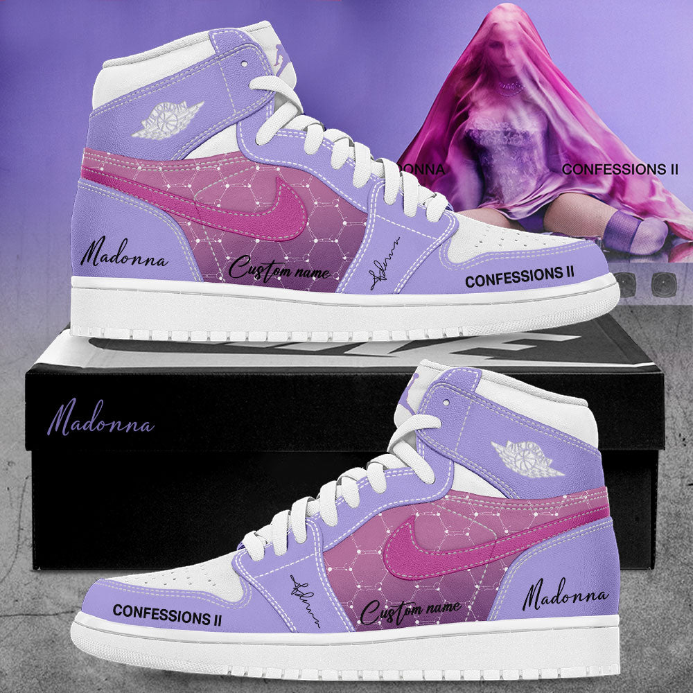 Madonna Confessions On A Dance Floor: Part II Custom Name Shoes V2