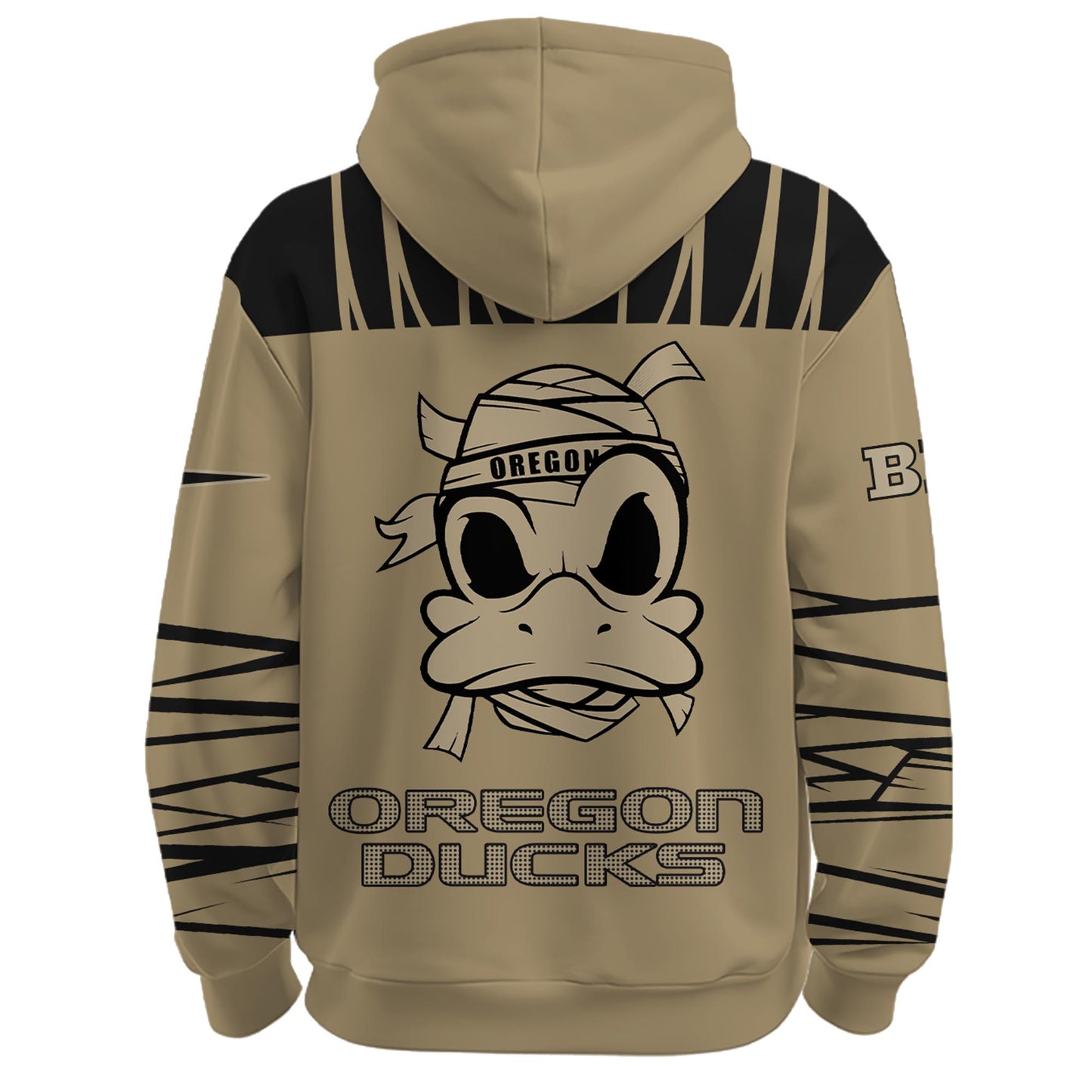 Oregon Grit Strength Zip Hoodie For Oregon Football Fan