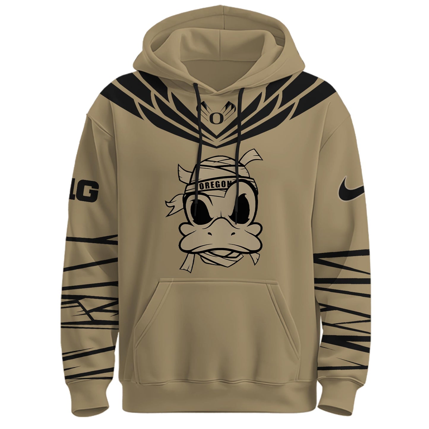 Oregon Grit Strength Hoodie For Oregon Football Fan