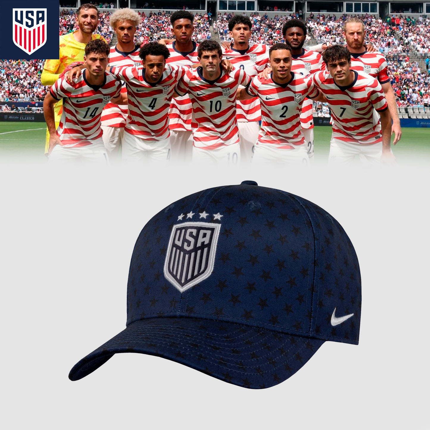 USWNT Stars Adjustable Hat