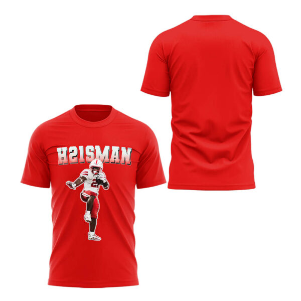 Emmett Johnson H21SMAN T-Shirt - Nebraska Cornhuskers Football 100% Cotton Unisex T-Shirt Red