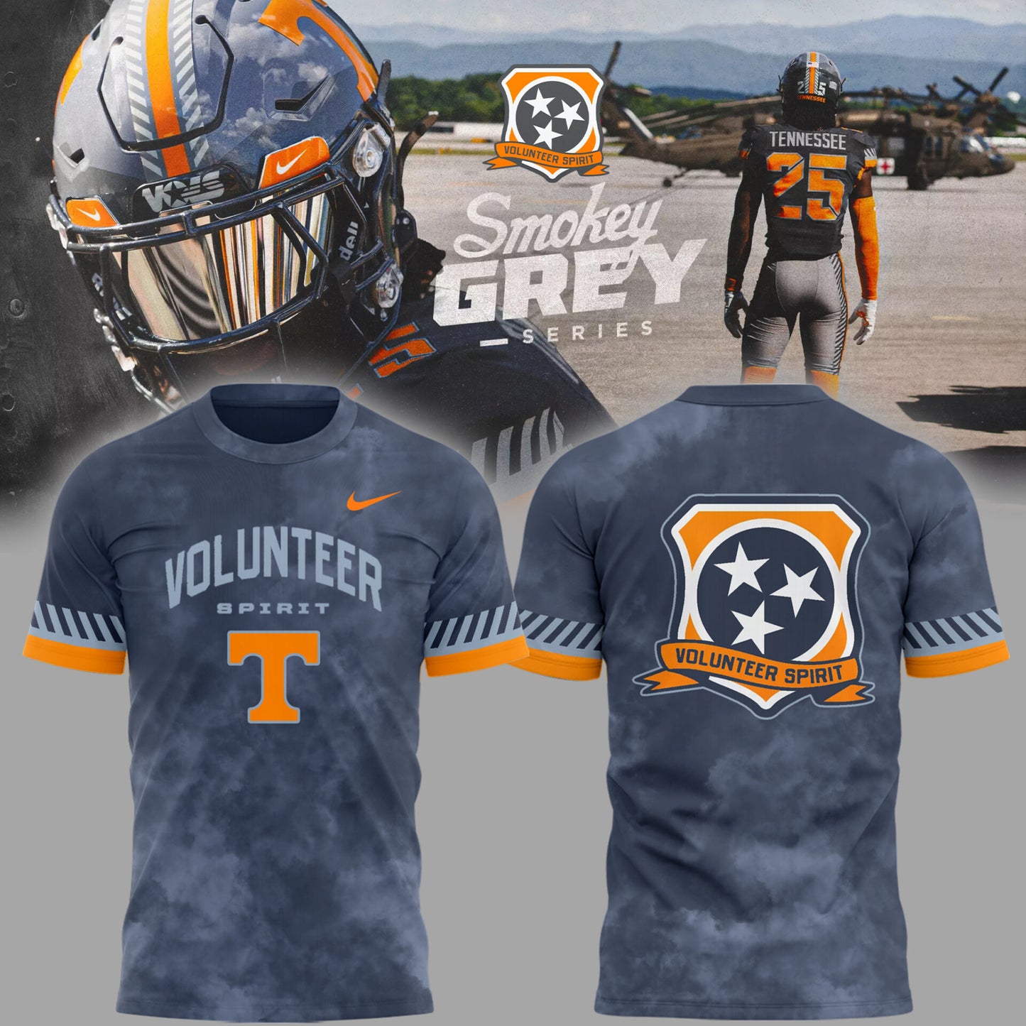 Tennessee Volunteer Football 'Volunteer Spirit' Smockey T-Shirt