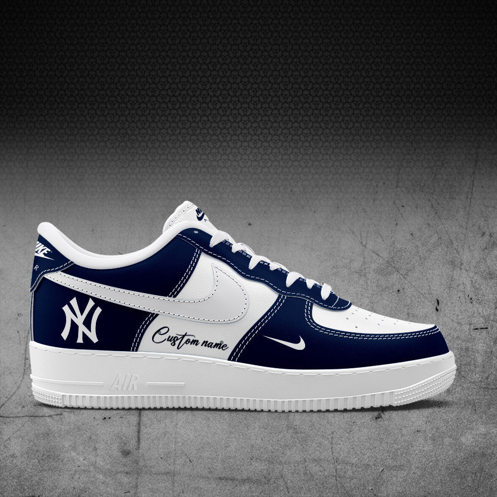 2025 Premium New York Yankees World Series Shoe - New York Yankees Custom Name For Fans Classic AF1