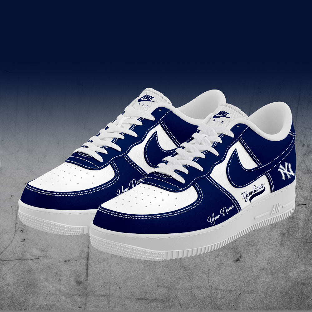 2025 Premium New York Yankees World Series Shoe - New York Yankees Custom Name For Fans AF1