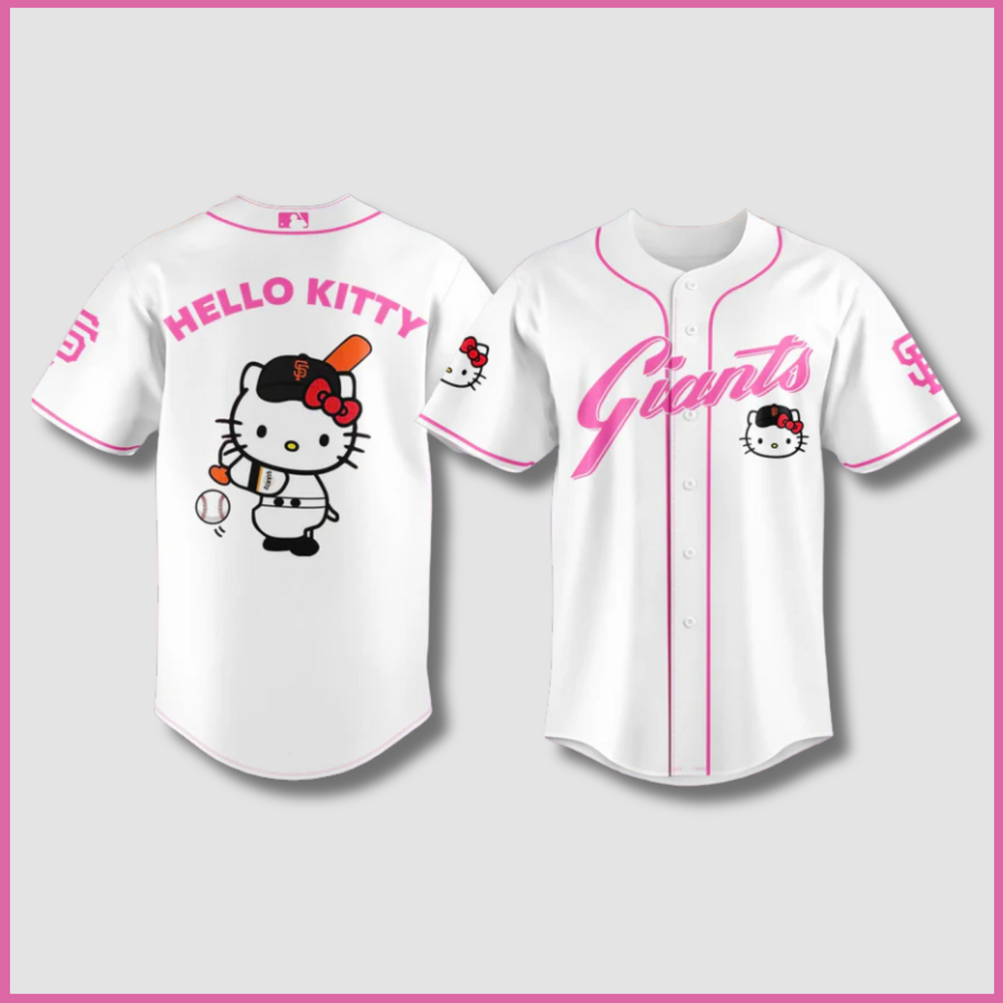 Original Design San Francisco Giants x Hello Kitty 2025 Baseball Jersey