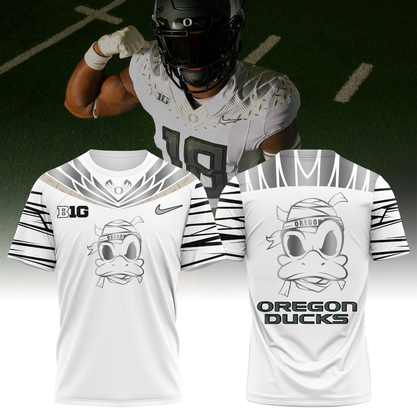 “Mummy Duck” T-Shirt for Oregon Ducks Football Fans