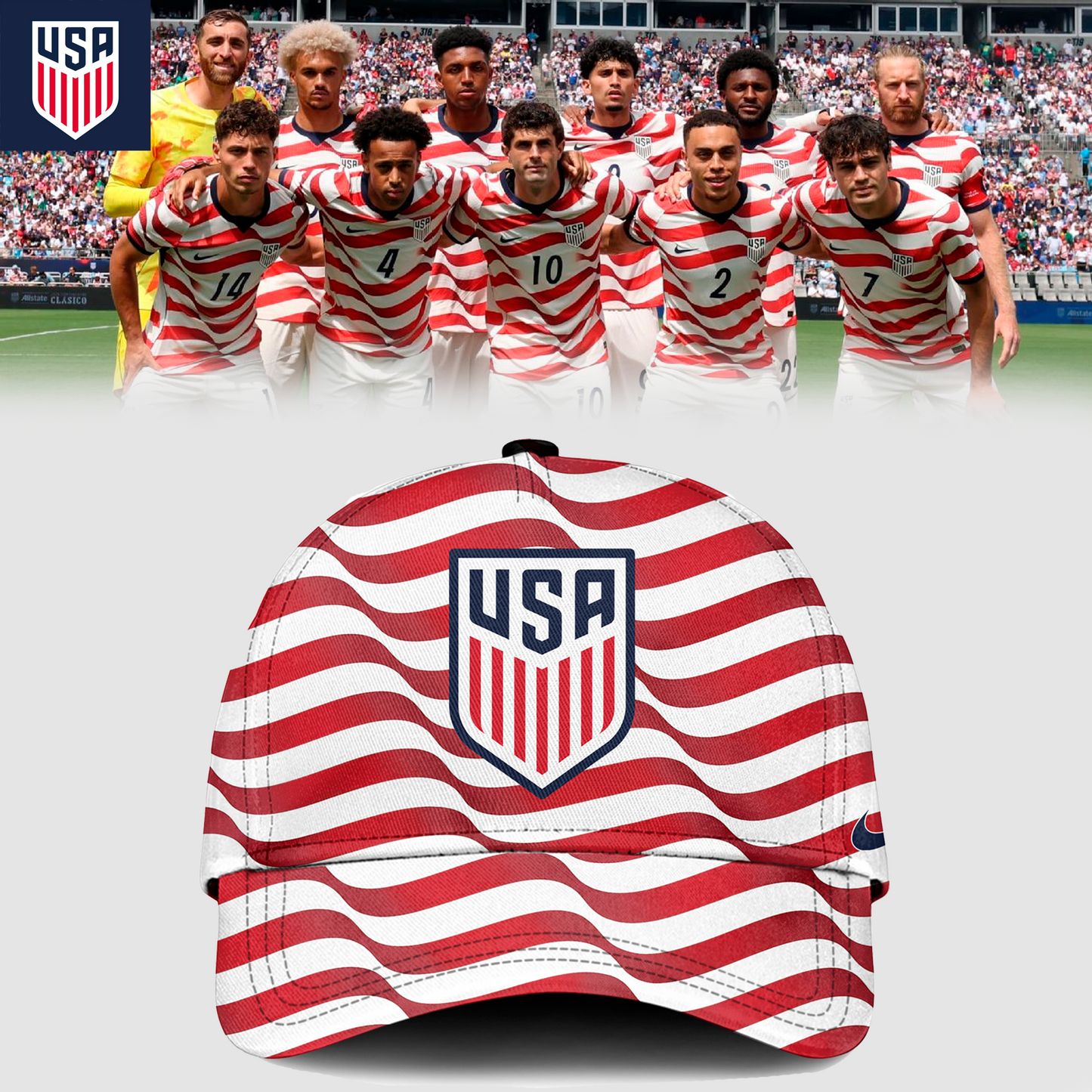 USWNT Stars Adjustable Hat
