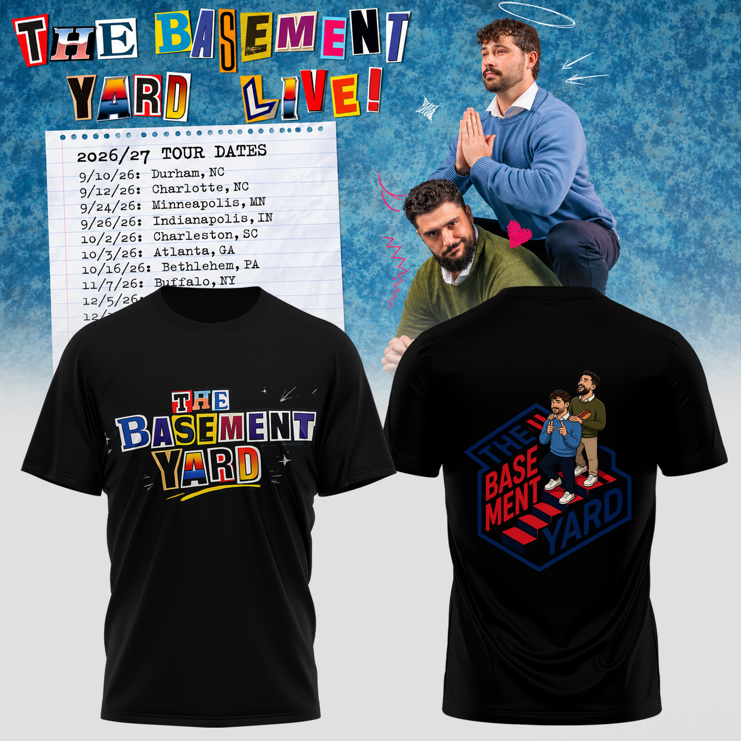 .The Basement Yard Live Tee – Black Edition