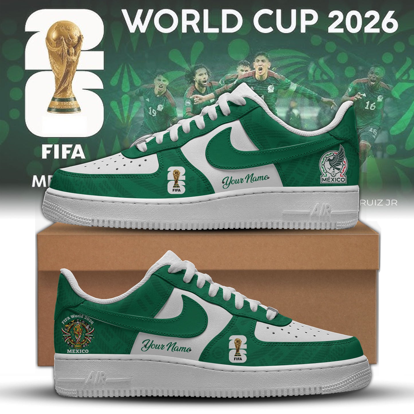 Mexican National Soccer Team Special World Cup 26 Limited Edition Shoes
