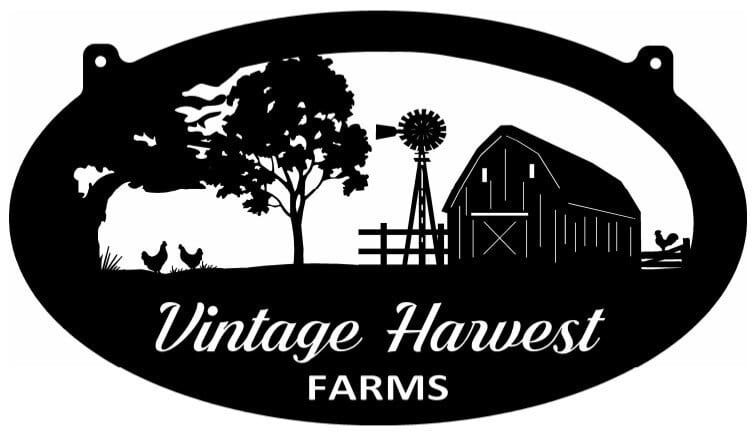 Metal FARM Sign Barn, WINDMILL and CHICKENS