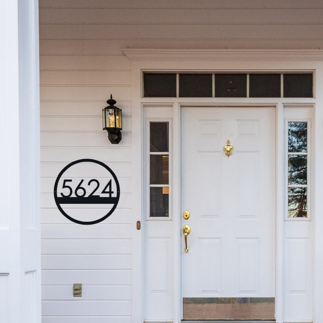 Modern Address Home Sign, Modern Address Sign, Address Metal Sign, House Numbers, Custom Address Sign
