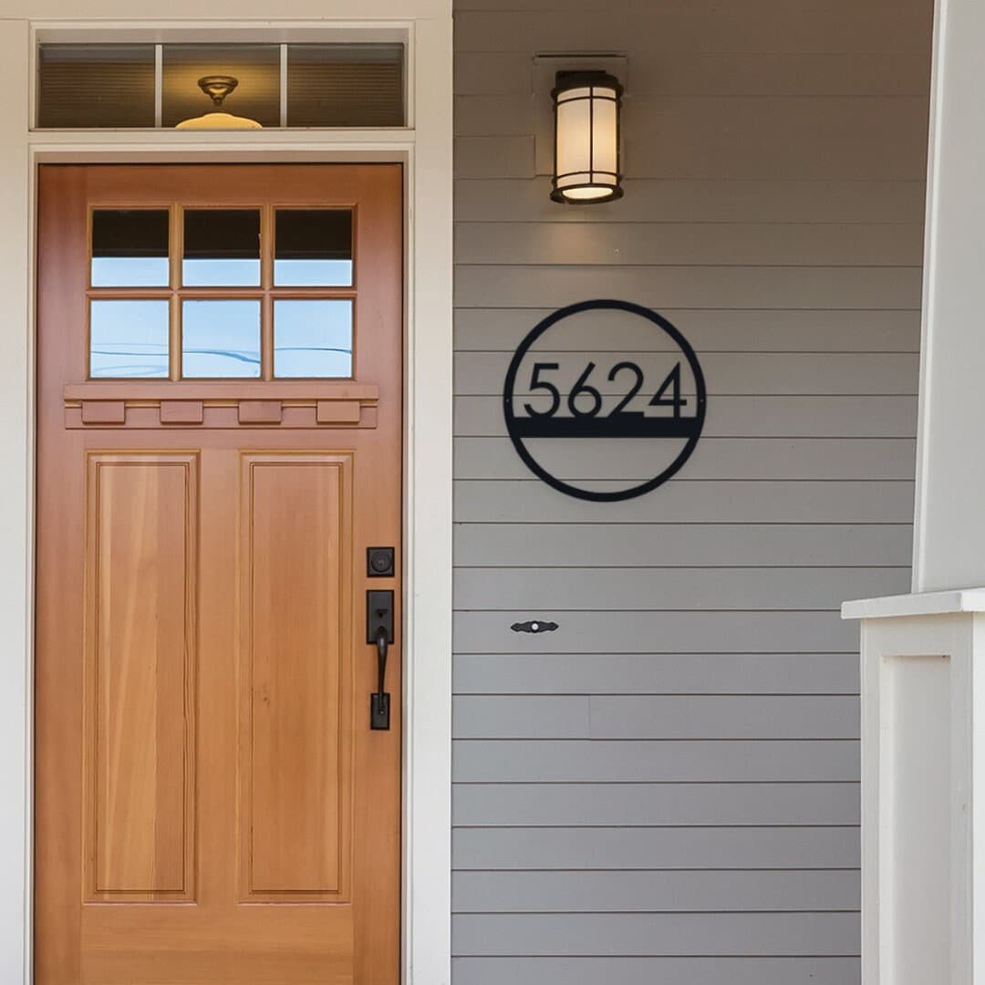 Modern Address Home Sign, Modern Address Sign, Address Metal Sign, House Numbers, Custom Address Sign