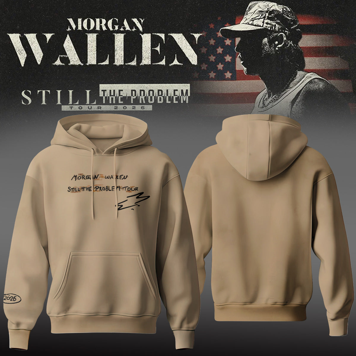 _Morgan Wallen Still The Problem Tour 2026 Hoodie