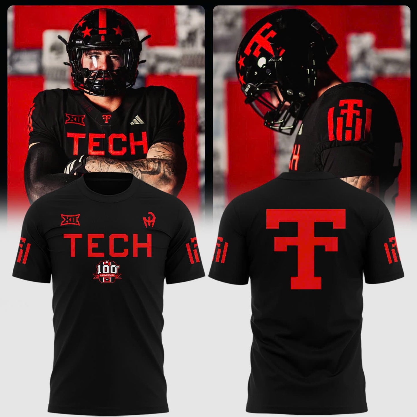 Special New The 100th Anniversary Ŧhrowbacks Texas Tech Tshirt