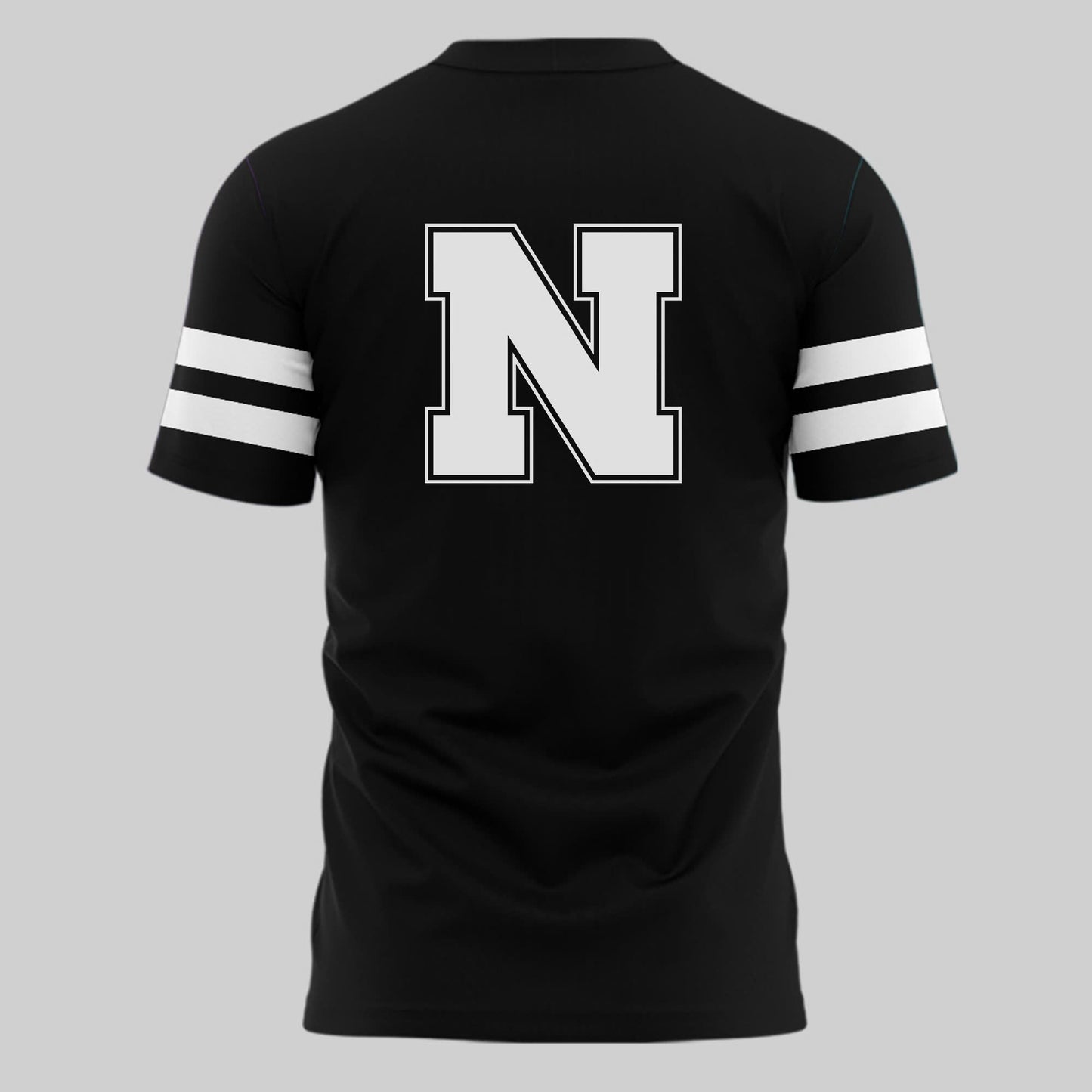 Special New Alternate Dark Mode Nebraska Cornhuskers Tshirt In Black