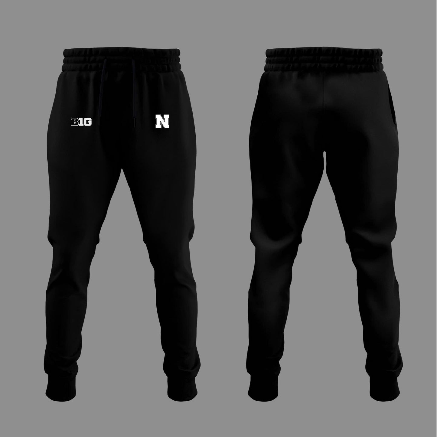 Special New Alternate Dark Mode Nebraska Cornhuskers Sweatshirt In Black