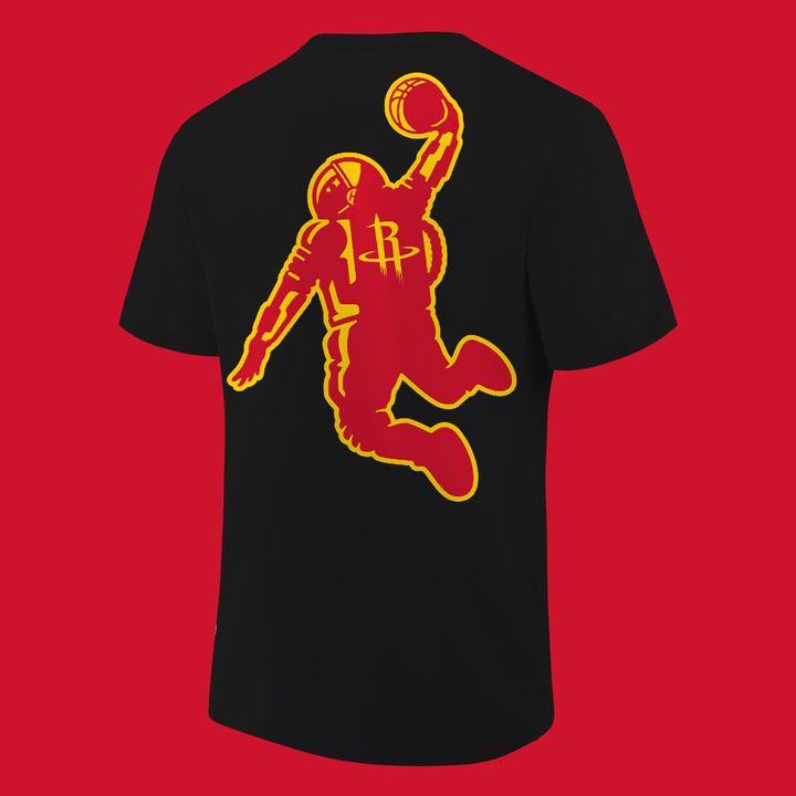 Houston Rockets Nike Clutch City Black Tshirt