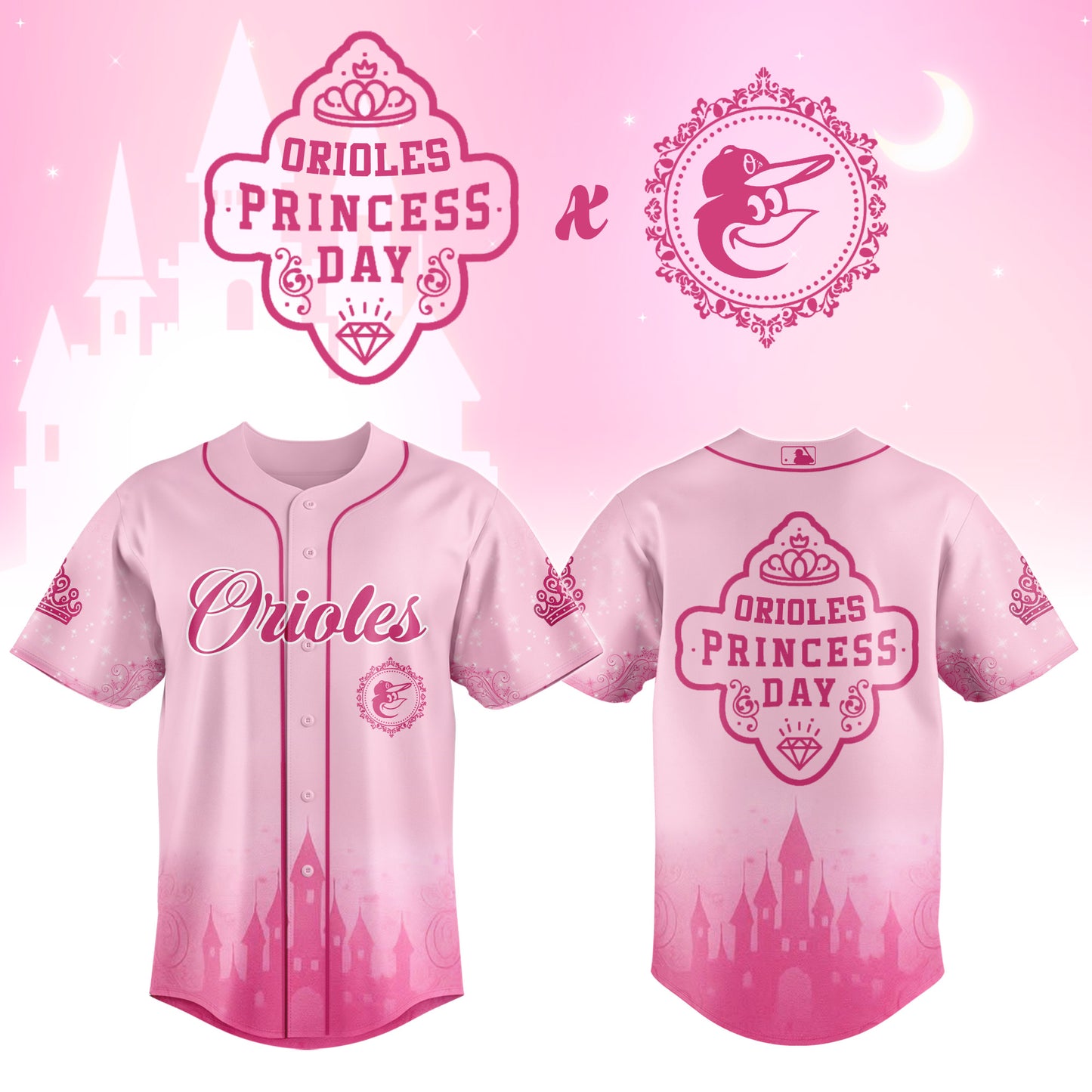 Baltimore Orioles Pink Jersey For Princess Day 2025 Season