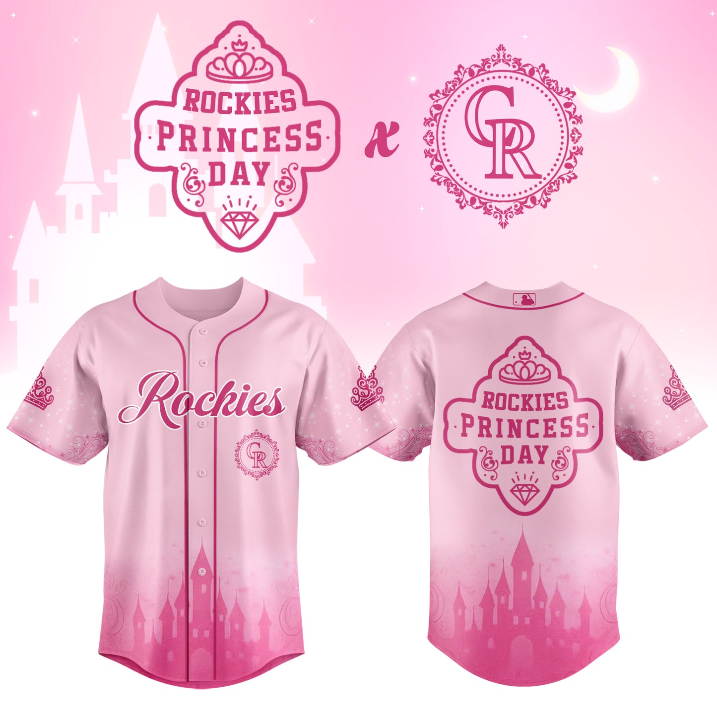 Colorado Rockies Pink Jersey For Princess Day 2025 Season