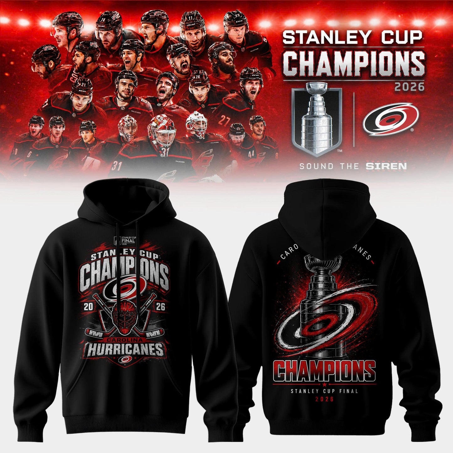 Carolina Hurricanes 2026 Stanley Cup Champions