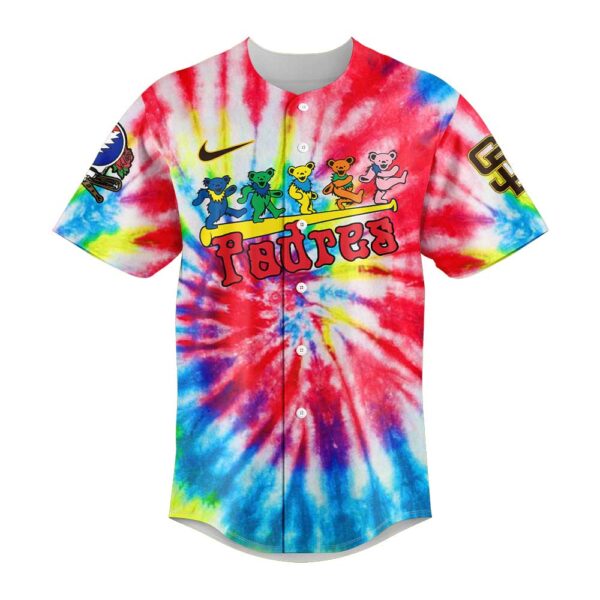 San Diego Padres Grateful Dead Night Jersey 2025 Season