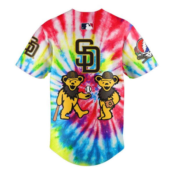 San Diego Padres Grateful Dead Night Jersey 2025 Season