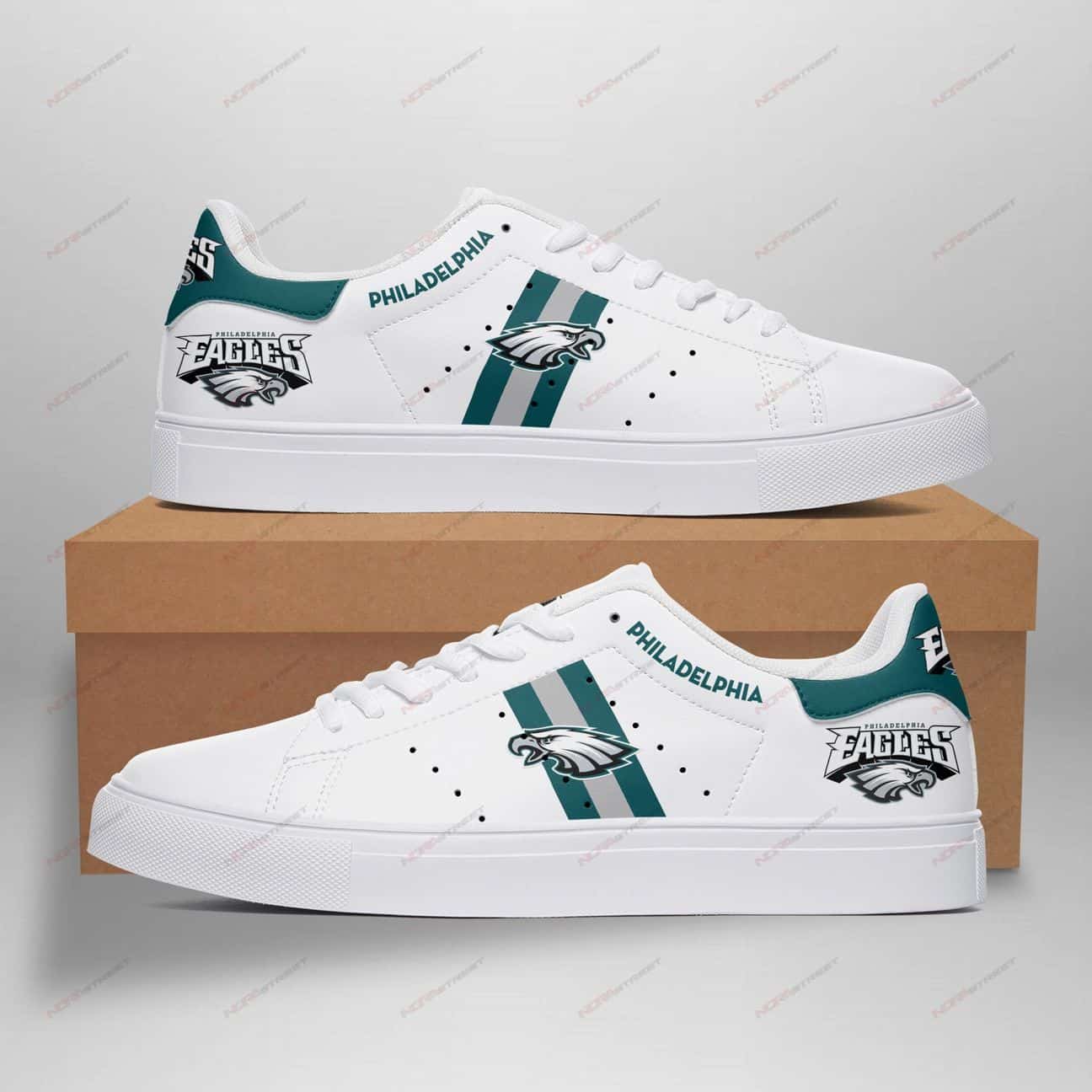 Philadelphia Eagles Shoe For Fans Philadelphia Eagles Stan Smith Shoe JR76