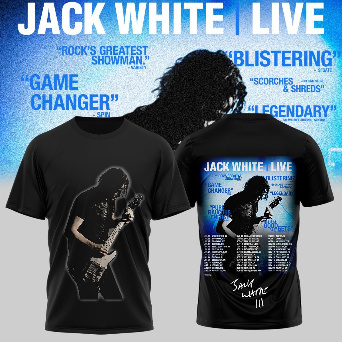 Jack White Live 2026 - TShirt