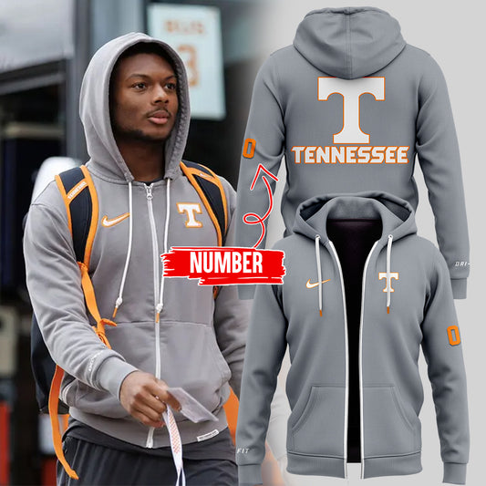 Tennessee Volunteers Premium Gear - Special New Dri Fit Vols Zip Hoodie - Tennessee Vols Merch