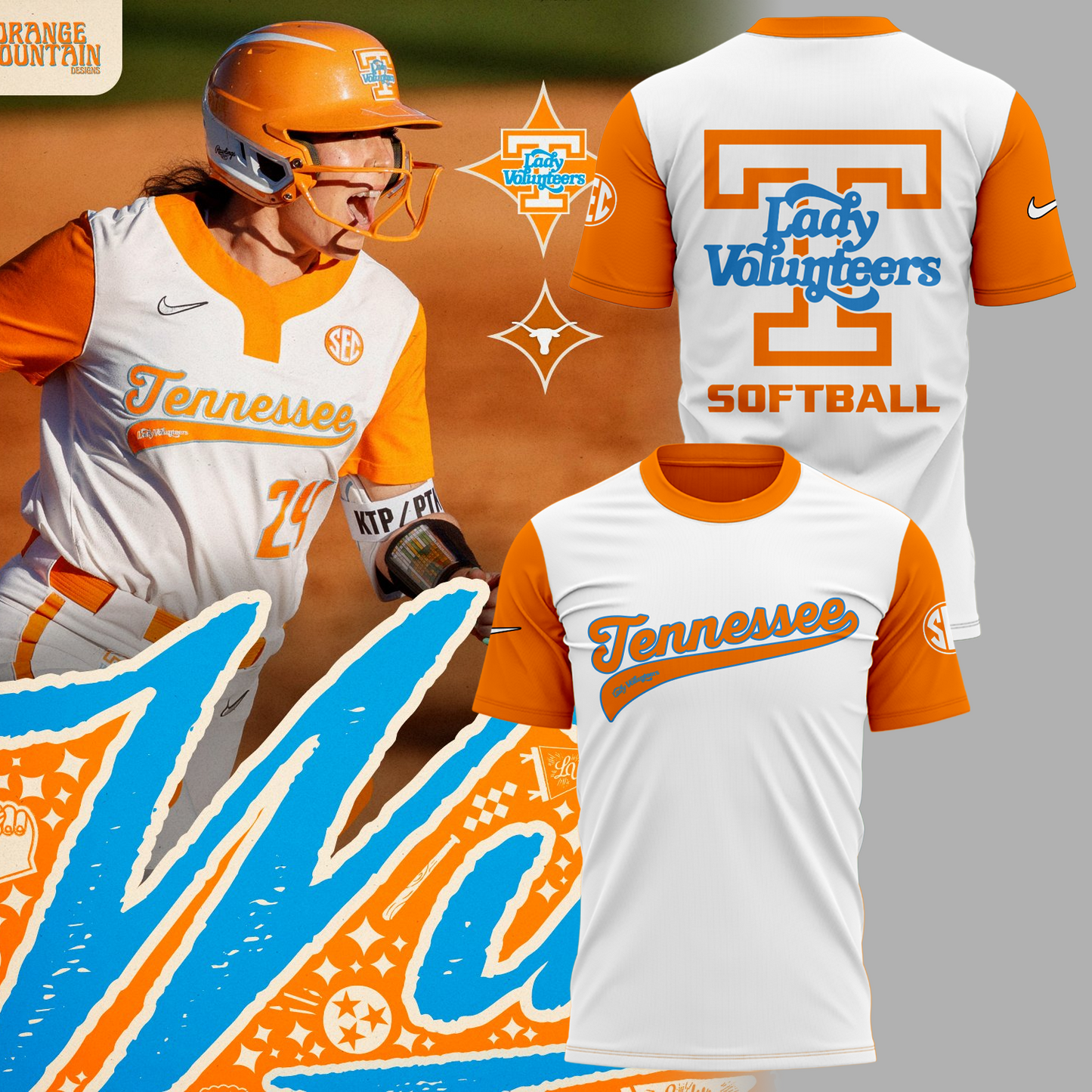 Tennessee Lady Volunteers Softball Limited Edition 2025 T-Shirt