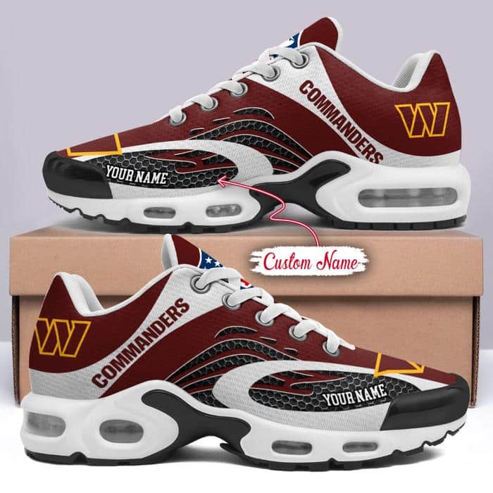 32-Washington Commanders-Custom Name Personalized Tn Shoes H31w