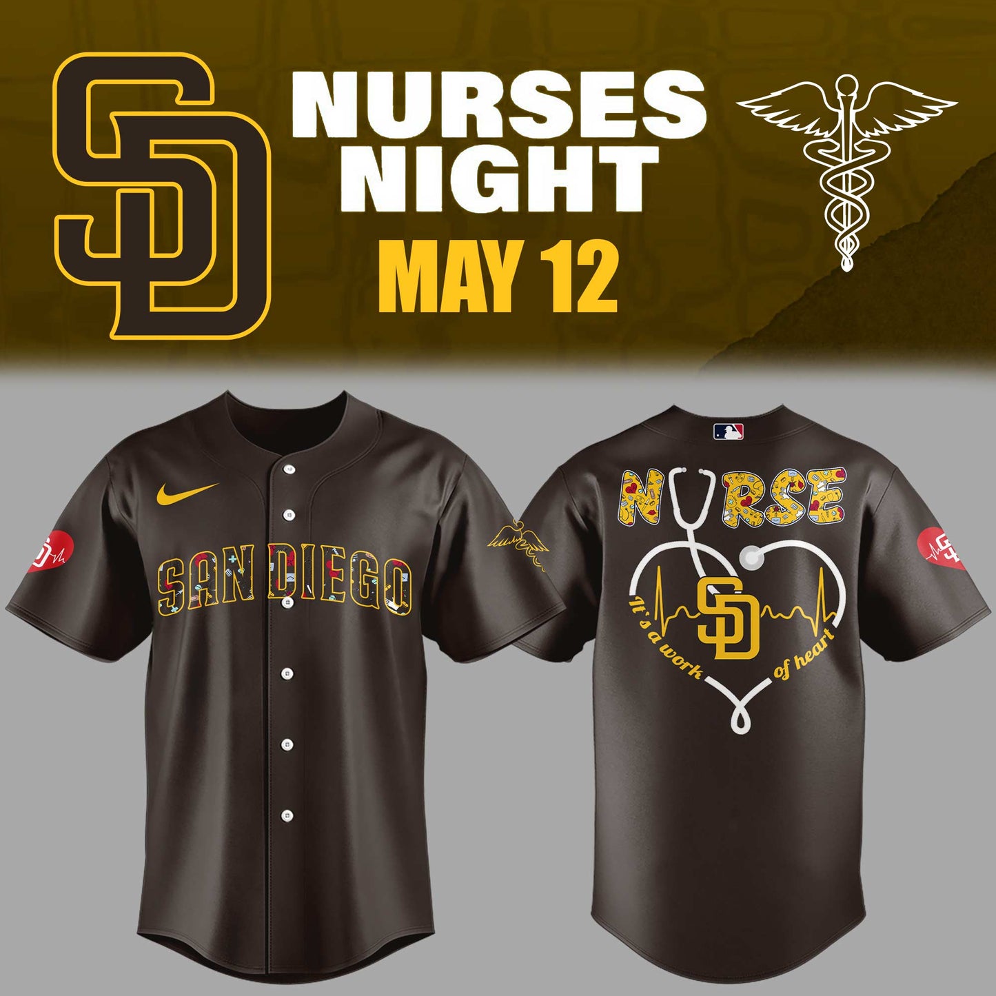 San Diego Padres Nurse Night Jersey