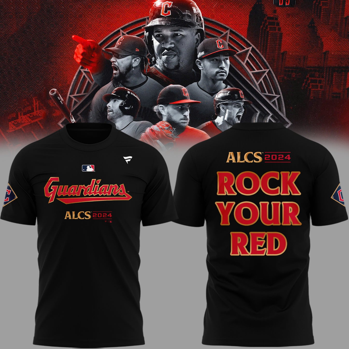 Cleveland Guardians TShirt, Limited American League Championship Series Black Tshirt 2024