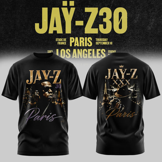 _           JAŸ-Z 30 Show Paris 2026 Edition Tee