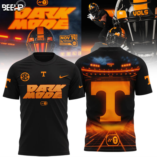 New Arrival Tennessee Football T-Shirt Dark Mode Collection - Vols Dark Mode Merch