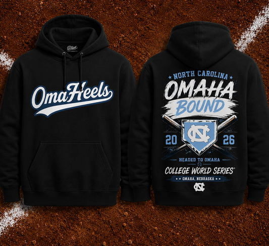 OmaHeels -  Headed to Omaha - 2026 NCAA Baseball Men's College World Series Hoodie