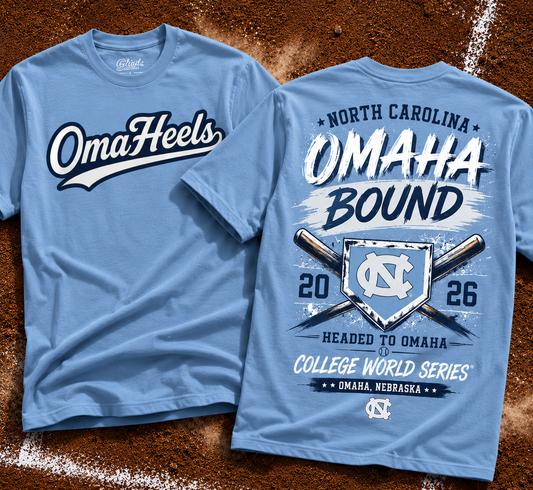 OmaHeels -  Headed to Omaha - 2026 NCAA Baseball Men's College World Series T-Shirt