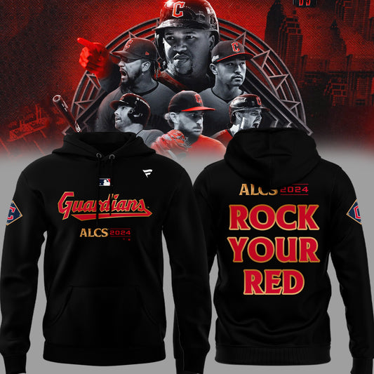 Cleveland Guardians Hoodie, Limited American League Championship Series Black Hoodie 2024