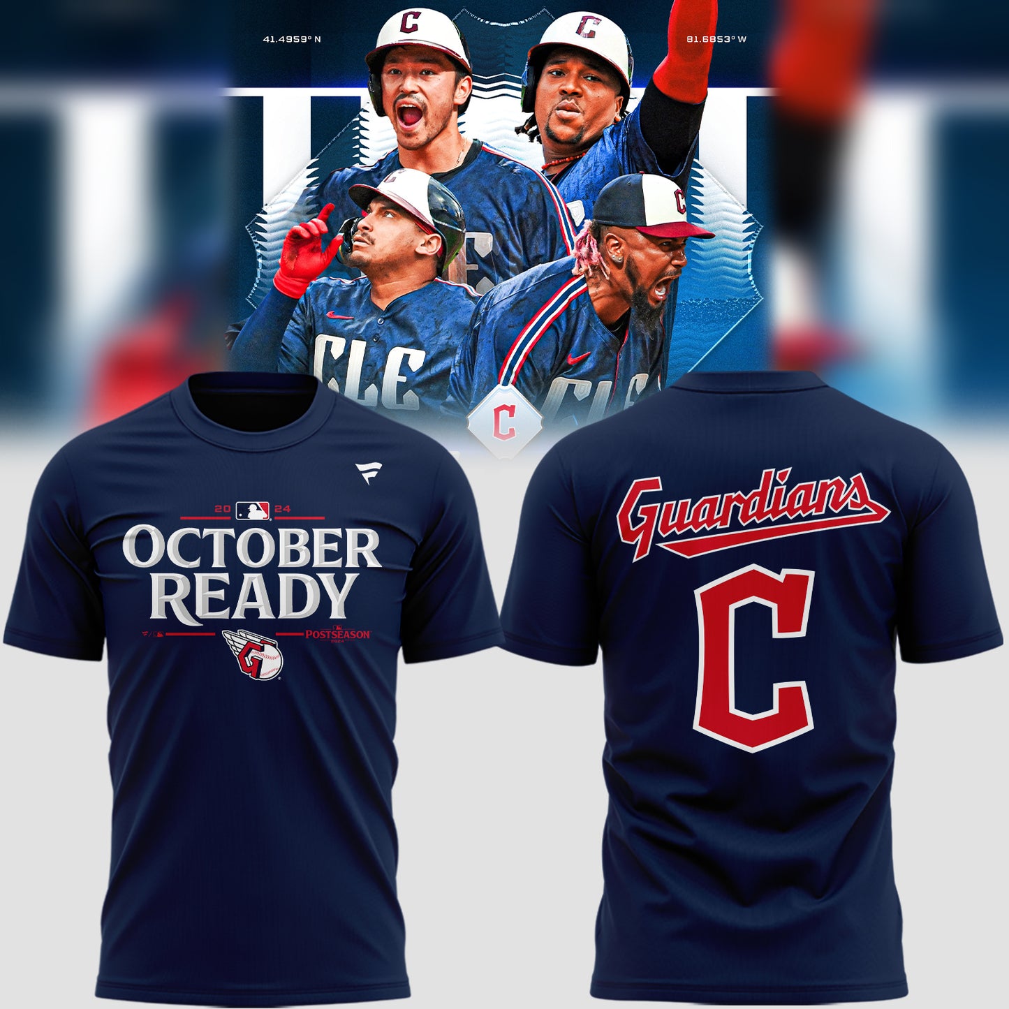 Cleveland Guardians TShirt, Tshirt Cleveland Guardians 2024