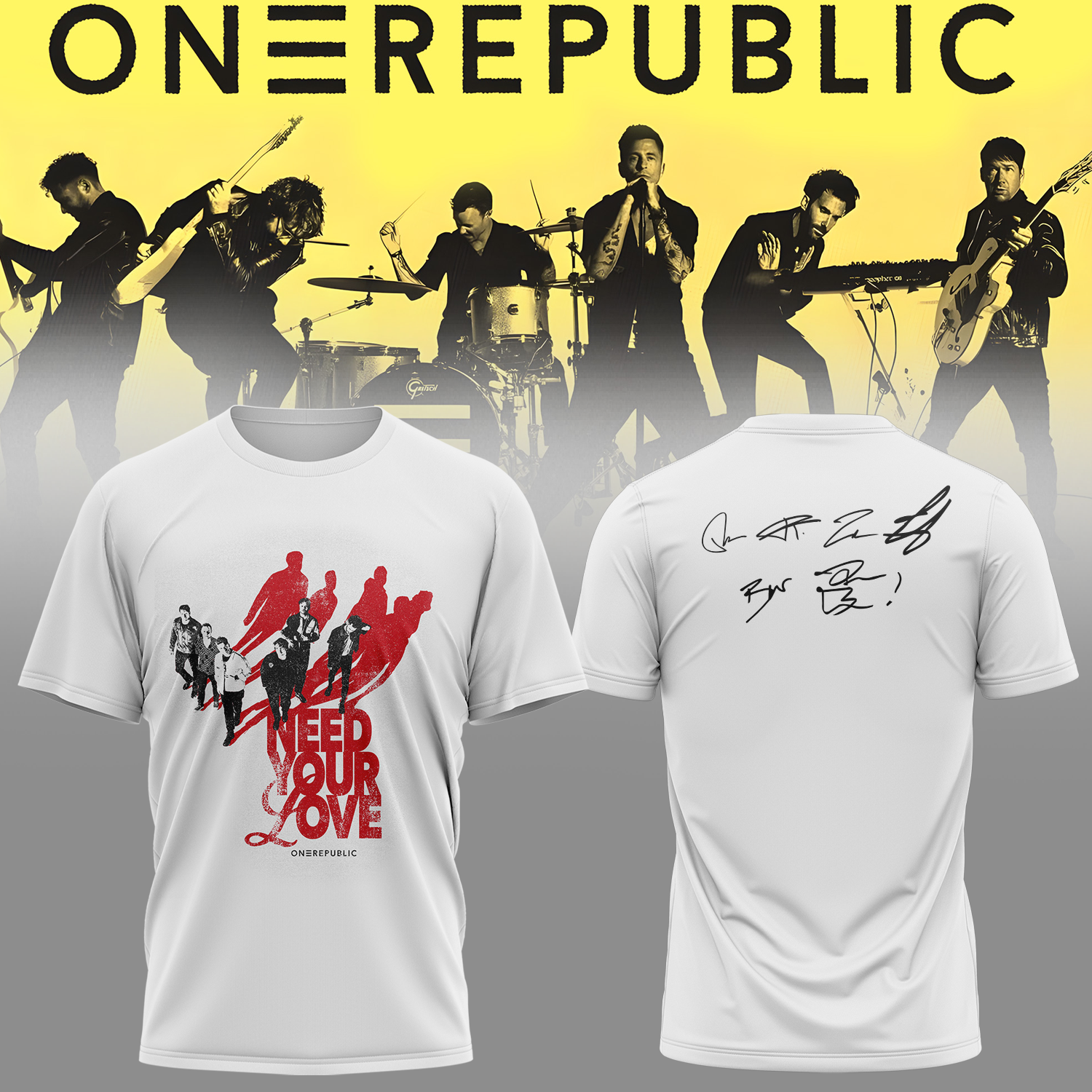 OneRepublic Official Tour TShirt