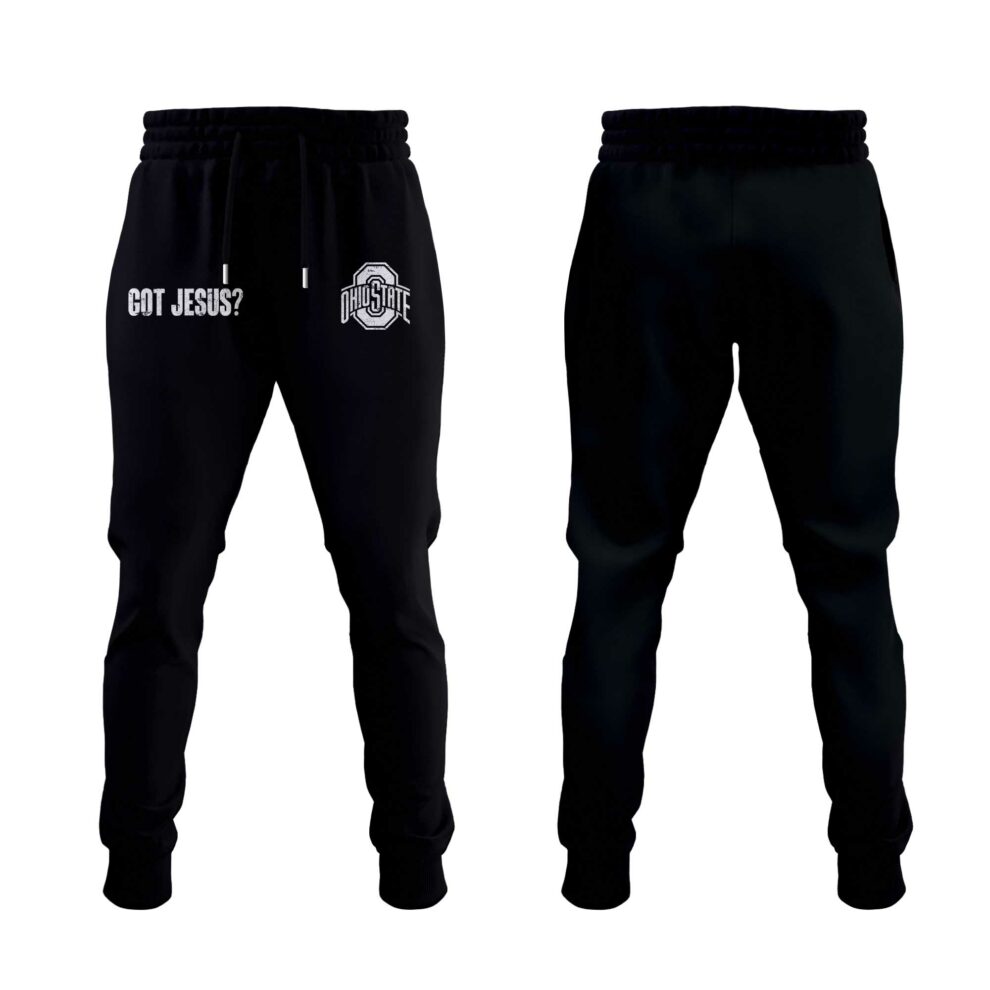 Ohio State Buckeyes Ohio State Football Got Jesus? Black Hoodie